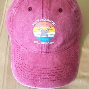 Fully Vaccinated Still Anti Social Unisex Hat